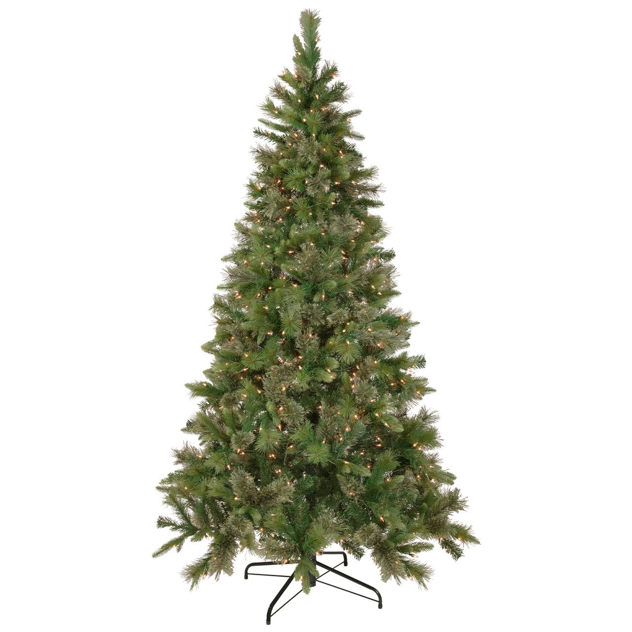 6.5ft. Pre-Lit Kingston Cashmere Pine Artificial Christmas Tree, Clear Lights